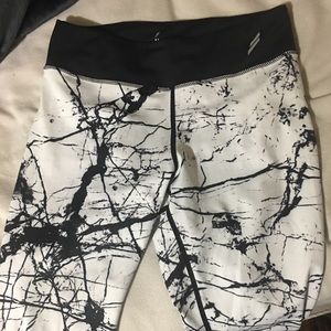 DoYouEven Marble Leggings - White